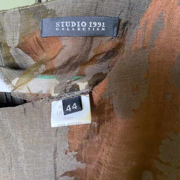 Studio 1991 collection dress, EU size 44, greenish - Picture 3 of 3